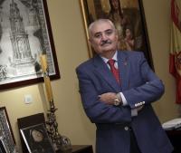 El presidente del Consejo de Cofradías, Carlos Bourrellier