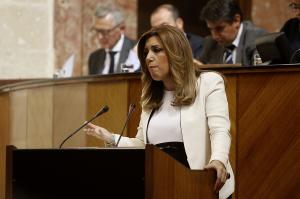 SEVILLA. 5.5.15. Segundo dia de la investidura de Susana Diaz en el parlamento de Andalucia. FOTO: J.M.SERRANO. archsev